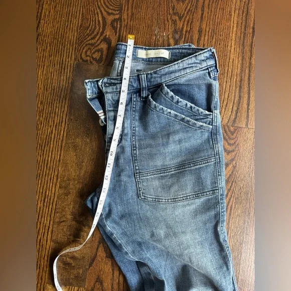 Anthropologie Pilcro Straight Mid Rise Jean Reg Wash Womens 28 - Picture 7 of 9